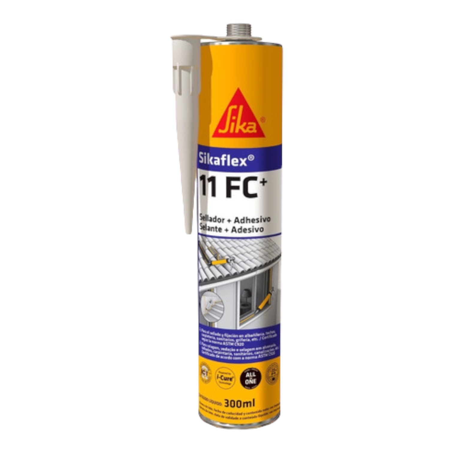 SILICONA GRIS POLIURETANO 11FC 300ML SIKAFLEX — Constructor Center Chile