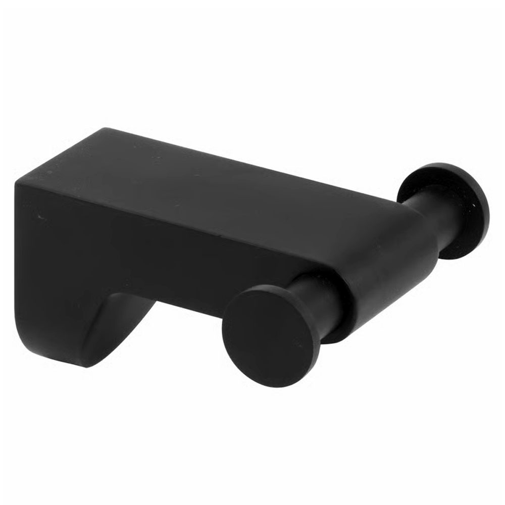 PERCHA DOBLE TOALLA NEGRO DESSIN PMB — Constructor Center Chile