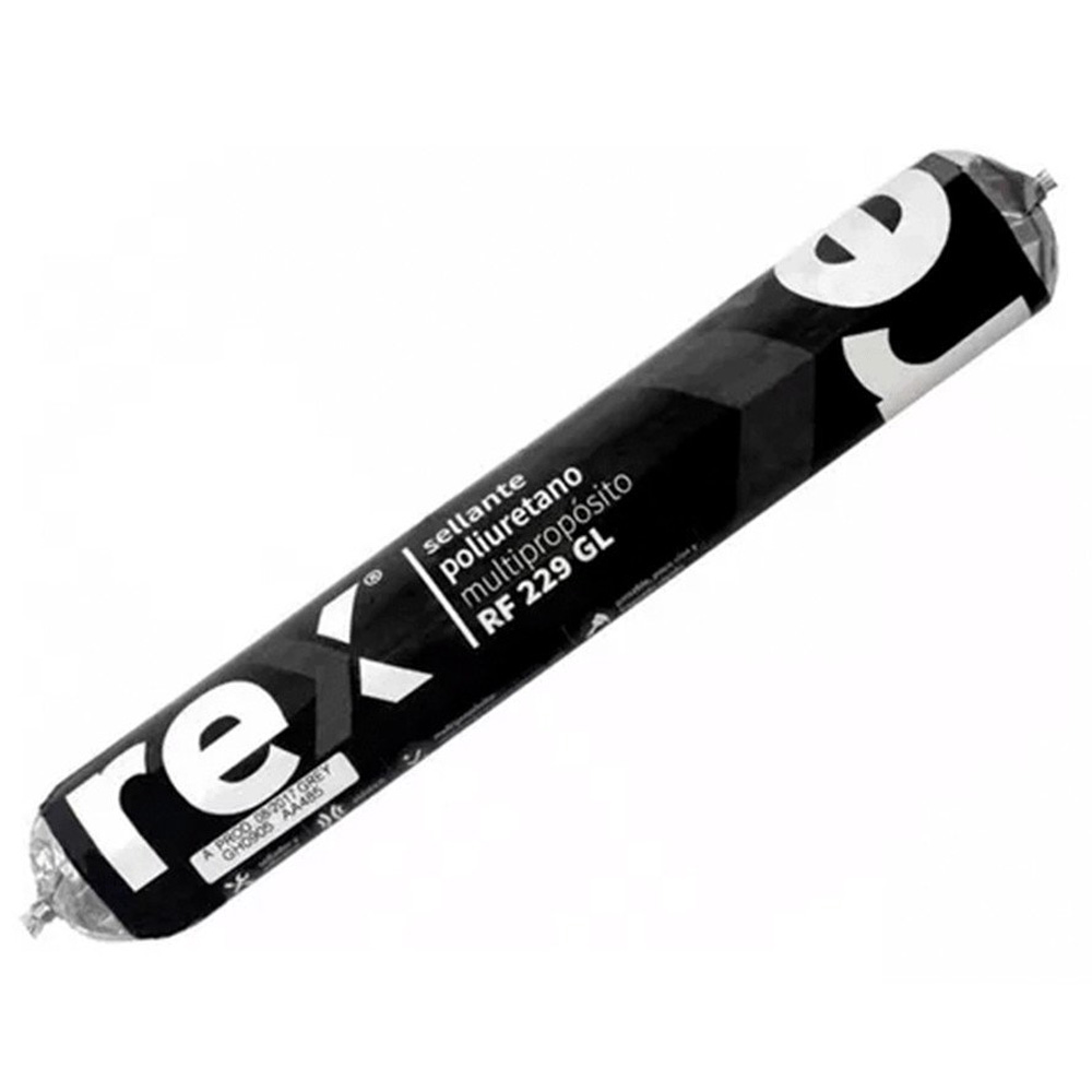 SILICONA GRIS POLIURETANO PATE 600ML REX — Constructor Center Chile