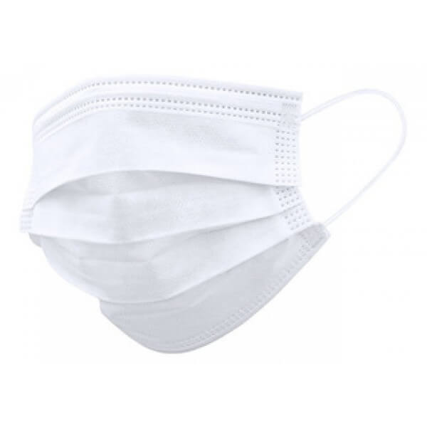 MASCARILLA DESECHABLE BLANCA — Constructor Center Chile