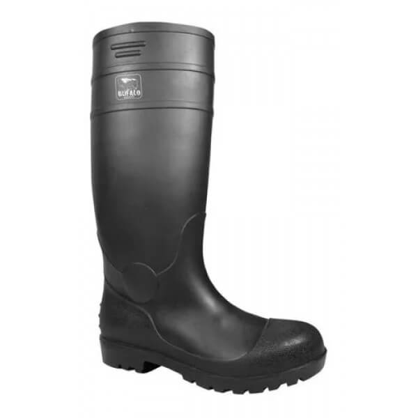 BOTA PVC PANTHER BUFALO NEGRA N°45 — Constructor Center Chile