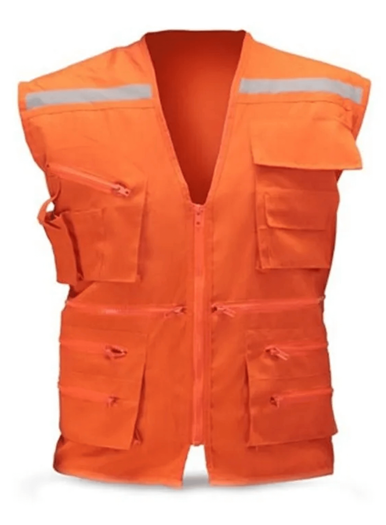 CHALECO GEOLOGO NARANJO C/REFLECT T-M — Constructor Center Chile