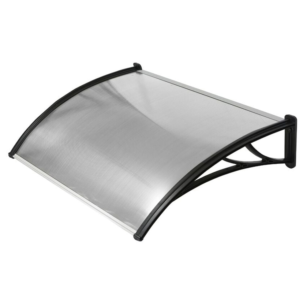 ALERO CURVO 1 x 1.05MTS TRANSPARENTE DVP — Constructor Center Chile