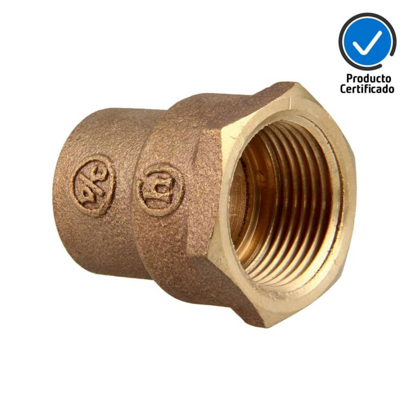 TERMINAL BRONCE SO HI 3/4 — Constructor Center Chile