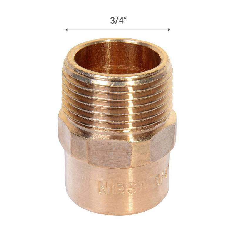 TERMINAL BRONCE SO HE 3/4 — Constructor Center Chile