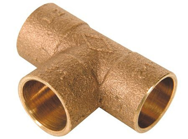 TEE BRONCE SO 3/4 x 3/4 x 1/2 — Constructor Center Chile