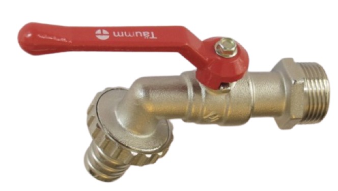 LLAVE JARDIN/LAVADERO 1" BOLA TAUMM — Constructor Center Chile