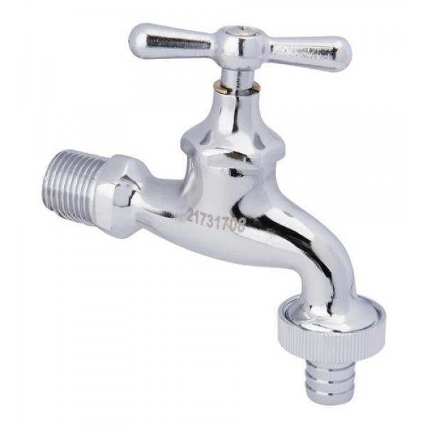 LLAVE LAVADORA 1/2 x 3/4 C/FLANGE TAUMM — Constructor Center Chile