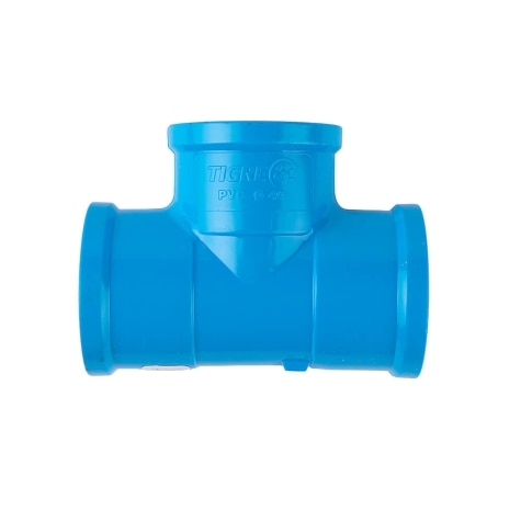 TEE PVC PRESION 40 MM — Constructor Center Chile