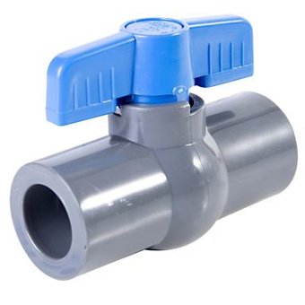 VALVULA PVC COMPACTA BOLA 20MM — Constructor Center Chile