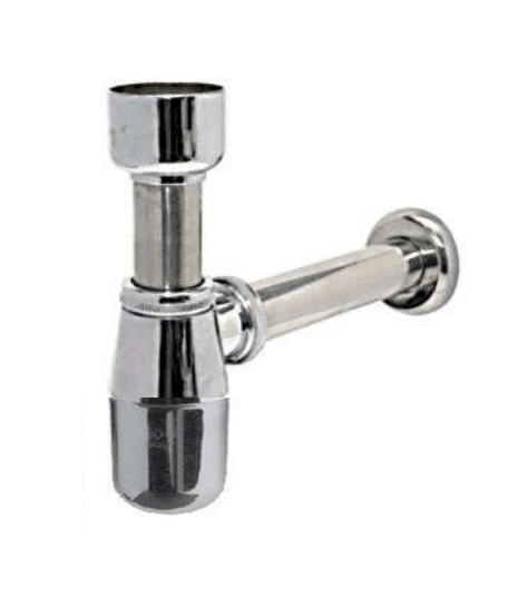 SIFON URINARIO METALICO 20CM TAUMM — Constructor Center Chile
