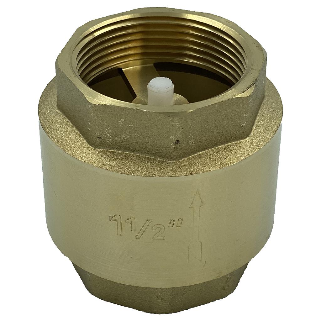 VALVULA RETENCION VERTICAL 1,1/4" TAUMM — Constructor Center Chile