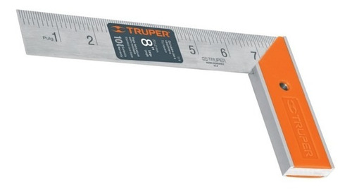 ESCUADRA CARP ACERO INOX 8" TRUPER — Constructor Center Chile
