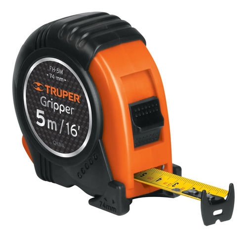 HUINCHA MEDIR 5,0MT CONTRA IMPACTO TRUPER — Constructor Center Chile