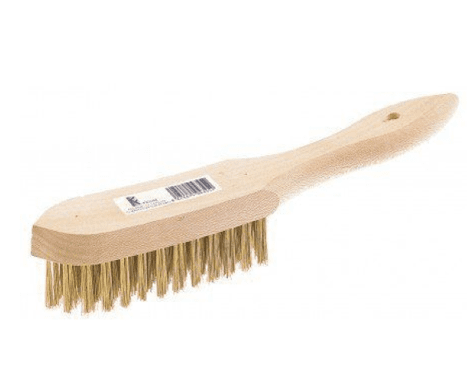 ESCOBILLA ACERO ONDUL C/MANGO MADERA 21-L FAESIN — Constructor Center Chile