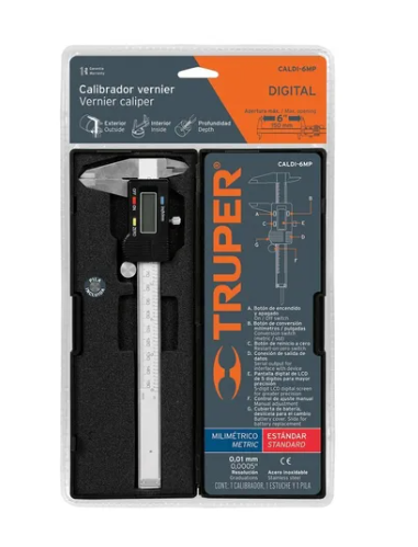 PIE DE METRO 6" METALICO TRUPER — Constructor Center Chile