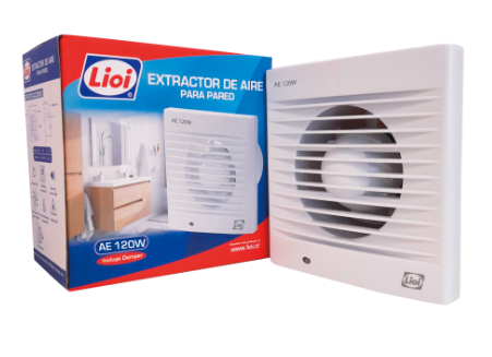 EXTRACTOR DE AIRE 15,7 x 15,7CM 16W LIOI — Constructor Center Chile