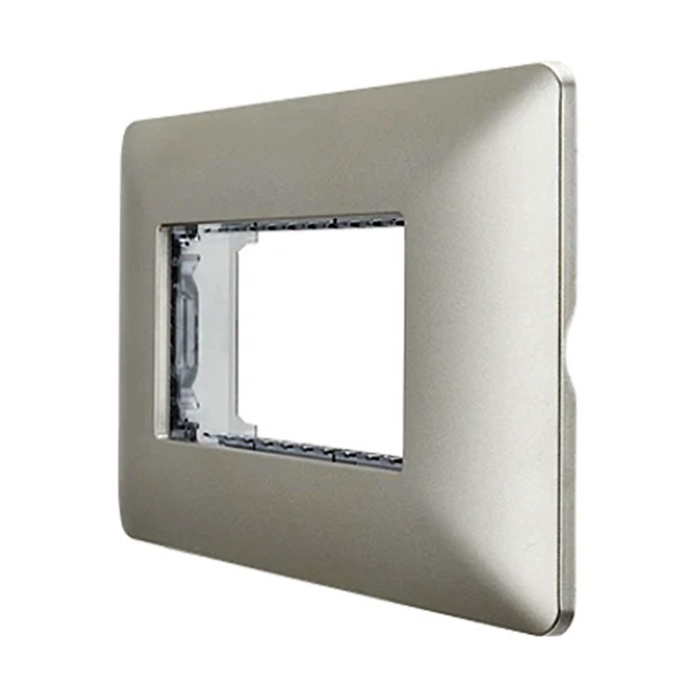 PLACA TRIPLE C/SOPORTE CHAMPAGNE STANFORD — Constructor Center Chile