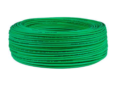 CABLE EVA LIBRE HALOG 2,5MM ROLLO 100MT VERDE — Constructor Center Chile
