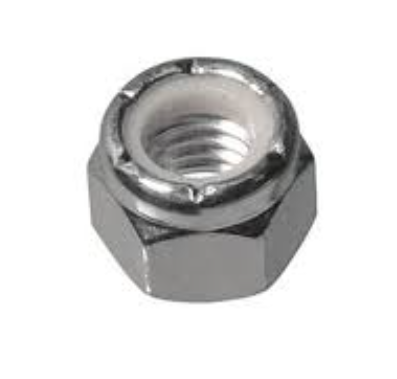 TUERCA HEX C/SEG NYLON ZINCADA PN M-10-1,5 — Constructor Center Chile