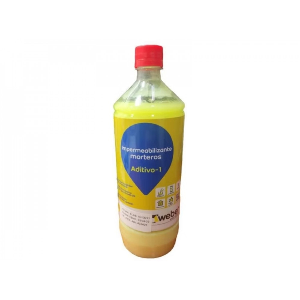 ADITIVO-1 IMPERMEABILIZANTE BOTELLA 1LT — Constructor Center Chile