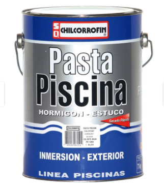 PASTA PISCINA PP-77 CELESTE AGUA CHILCORROFIN 7KG — Constructor Center Chile