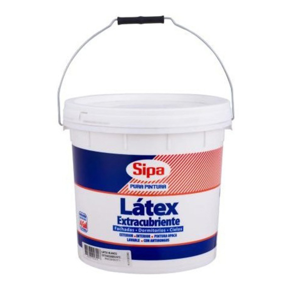 TINETA LATEX EXTRACUBRIENTE SIPA BLANCO 4GL — Constructor Center Chile