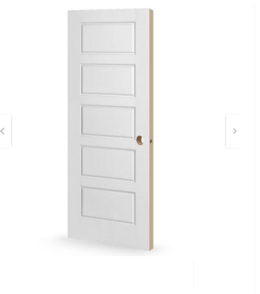 PUERTA HDF BORDE RIO BLANCA 80 x 200CM — Constructor Center Chile