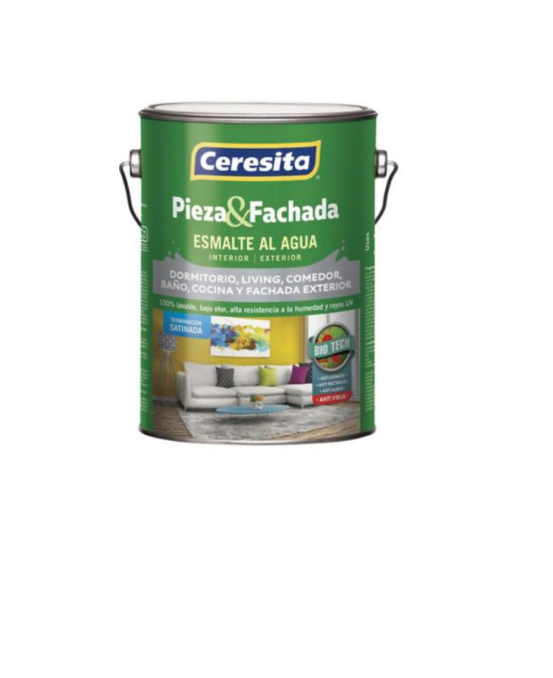 ESMALTE AGUA P/F BIOTECH CERESITA BASE FUERTE 1GL — Constructor Center Chile