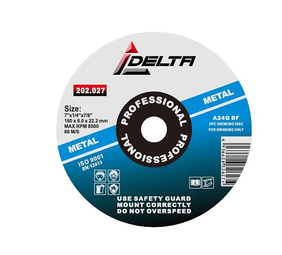 DISCO DESBASTE METAL 7" DELTA — Constructor Center Chile