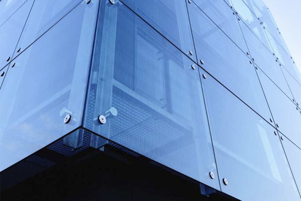 ESTRUCTURA TIPO MURO CORTINA CRISTAL ECLIPSE — Constructor Center Chile