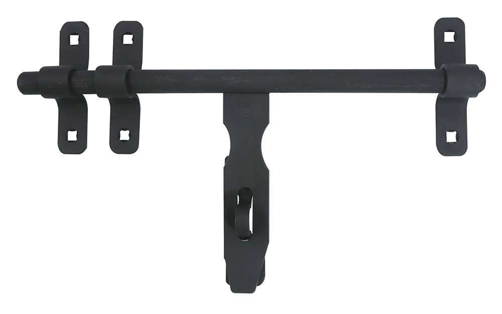 CERROJO CARCELERO ZN C/TORN 10" LIOI NEGRO — Constructor Center Chile