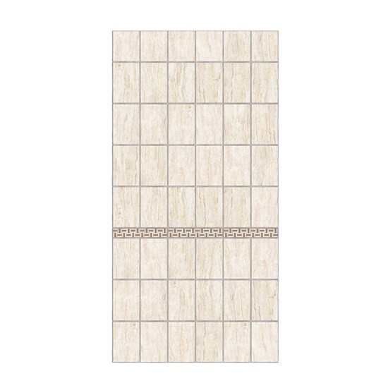SIMPLISIMA TRAVERTINO BEIGE CENEFA ROMA 6MM — Constructor Center Chile