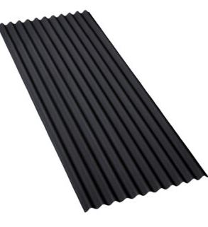 PLANCHA ZINC PREP 0,35 x 3660MM NEGRO — Constructor Center Chile