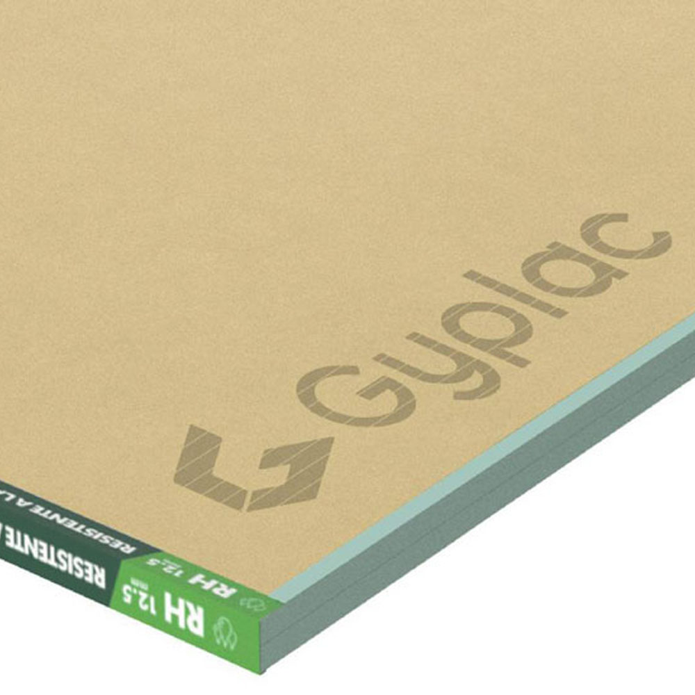 PLACA YESO CARTON GYPLAC RH 12,5 x 1200 x 2400MM — Constructor Center Chile