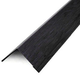 ESQUINERO SIMPLE ZINC NEGRO 0,35 x 3MT — Constructor Center Chile