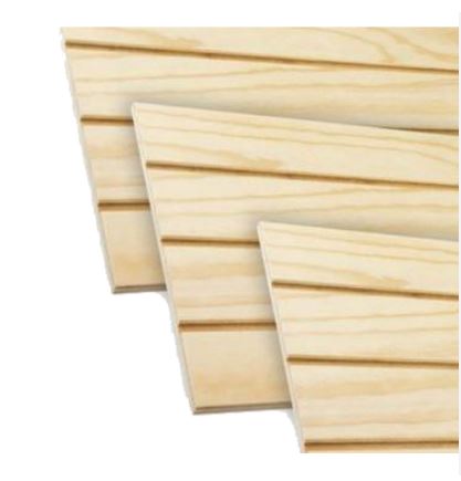 TERCIADO RANURADO CLASICO 12 x 1220 x 2440MM — Constructor Center Chile