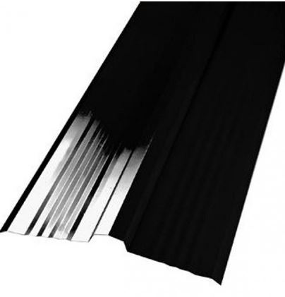 CABALLETE TEJA CONTINUA 403 x 3000MM NEGRA — Constructor Center Chile