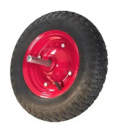 RUEDA CARRETILLA 350/8 ROJA FERROX