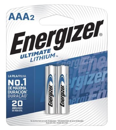 PILA ENERGIZER LITHIUM AAA DISPLAY 2UN — Constructor Center Chile
