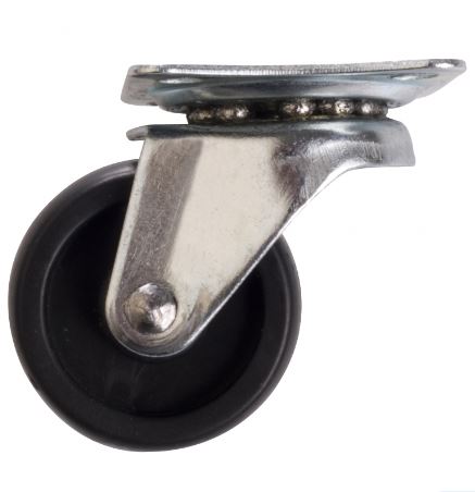 RUEDA C/BASE GIRAT GOMA LISA 1.5" LIOI — Constructor Center Chile