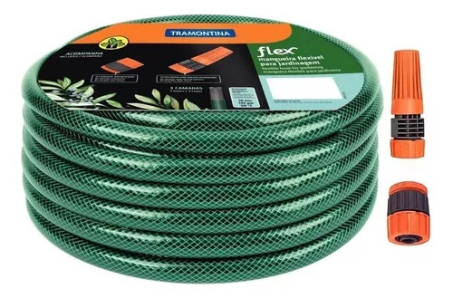 MANGUERA MALLAFLEX 1/2" x 10MT C/AC TRAMONTINA — Constructor Center Chile