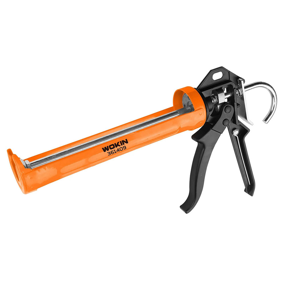 PISTOLA P/SILICONA NARANJA WOKIN — Constructor Center Chile