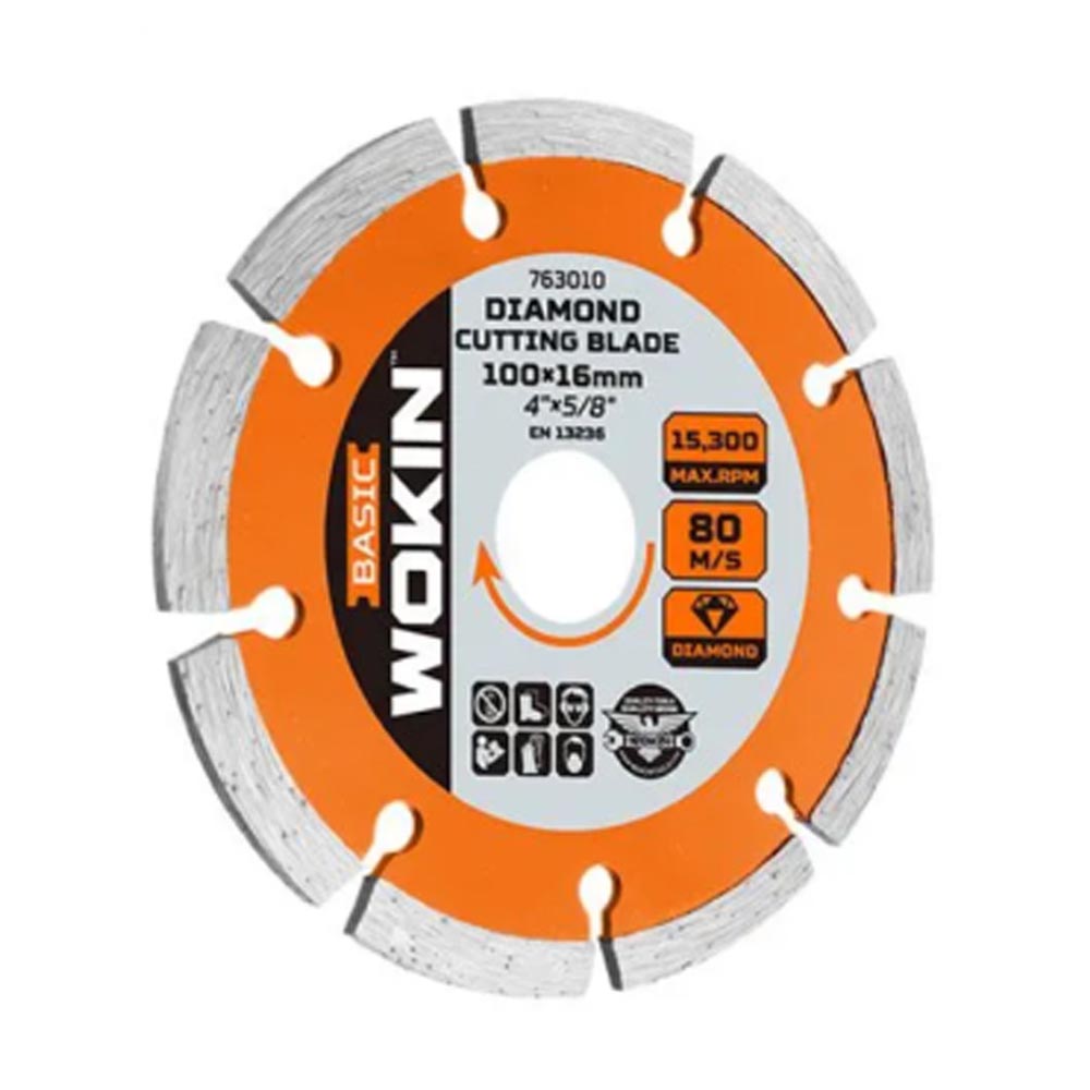 DISCO DIAMANTADO SEGMENTADO 41/2" WOKIN — Constructor Center Chile