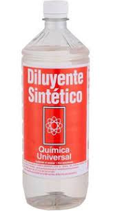 DILUYENTE SINTETICO 1LT QUIM UNIV — Constructor Center Chile