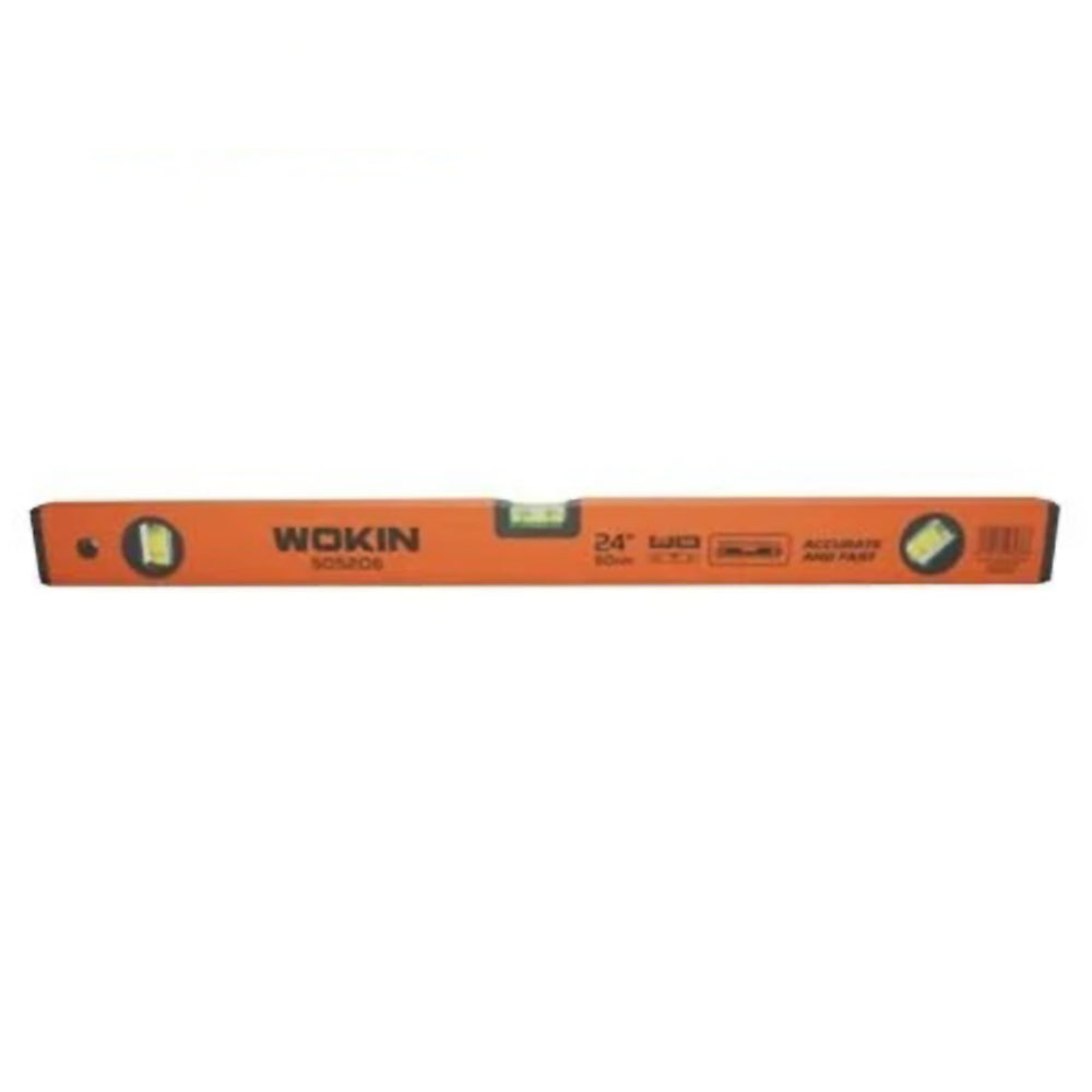 NIVEL ALUMINIO 24" x 60CM WOKIN — Constructor Center Chile