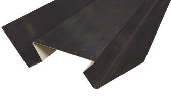 ESQUINERO INTERIOR METAL SIDING NEGRO 0,35 x 3MT — Constructor Center Chile