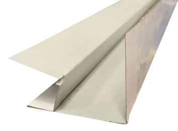 CORTAGOTERA VENTANA METAL SIDING BLANCO 0,35 x 3MT — Constructor Center Chile