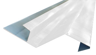 CORTAGOTERA INICIO METAL SIDING BLANCO 0,35 x 3MT — Constructor Center Chile