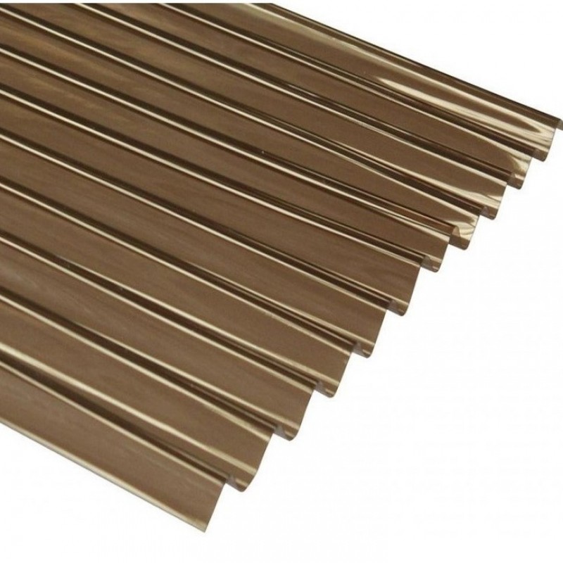 PLANCHA POLICARB ACAN 0,7 x 2000MM BRONCE — Constructor Center Chile